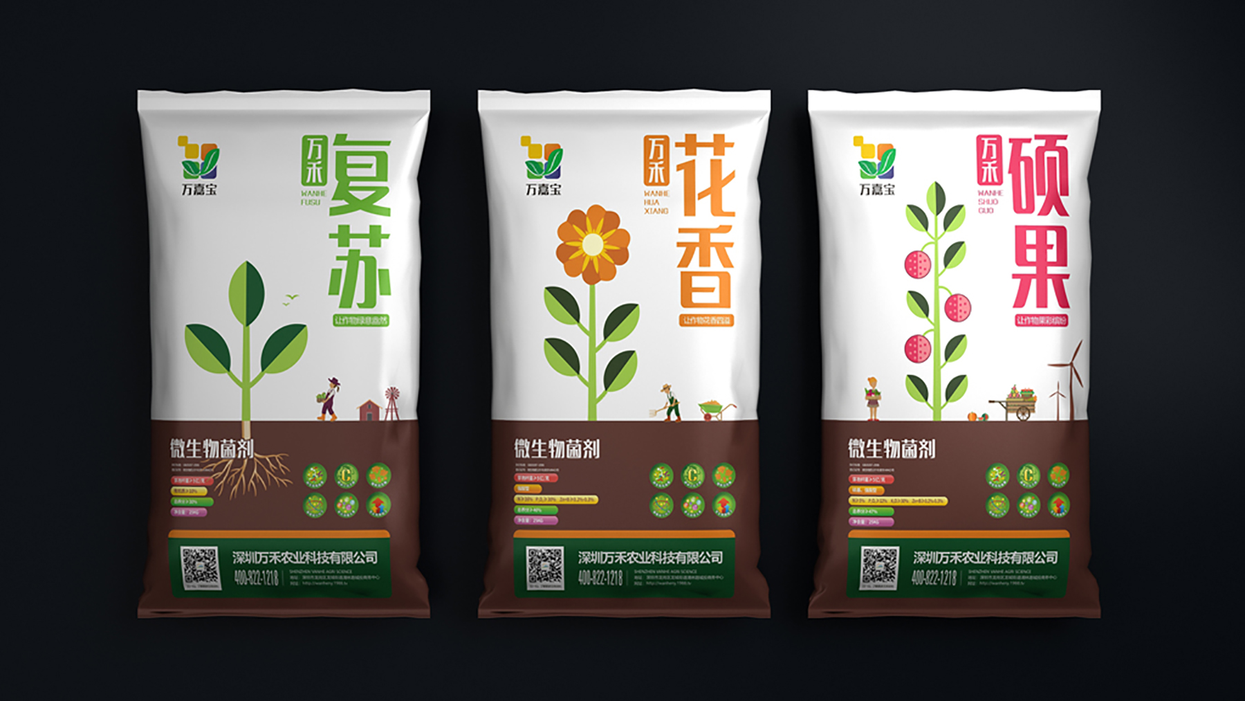 肥料包裝設計是品牌（pái）視覺直接最主（zhǔ）要傳遞者