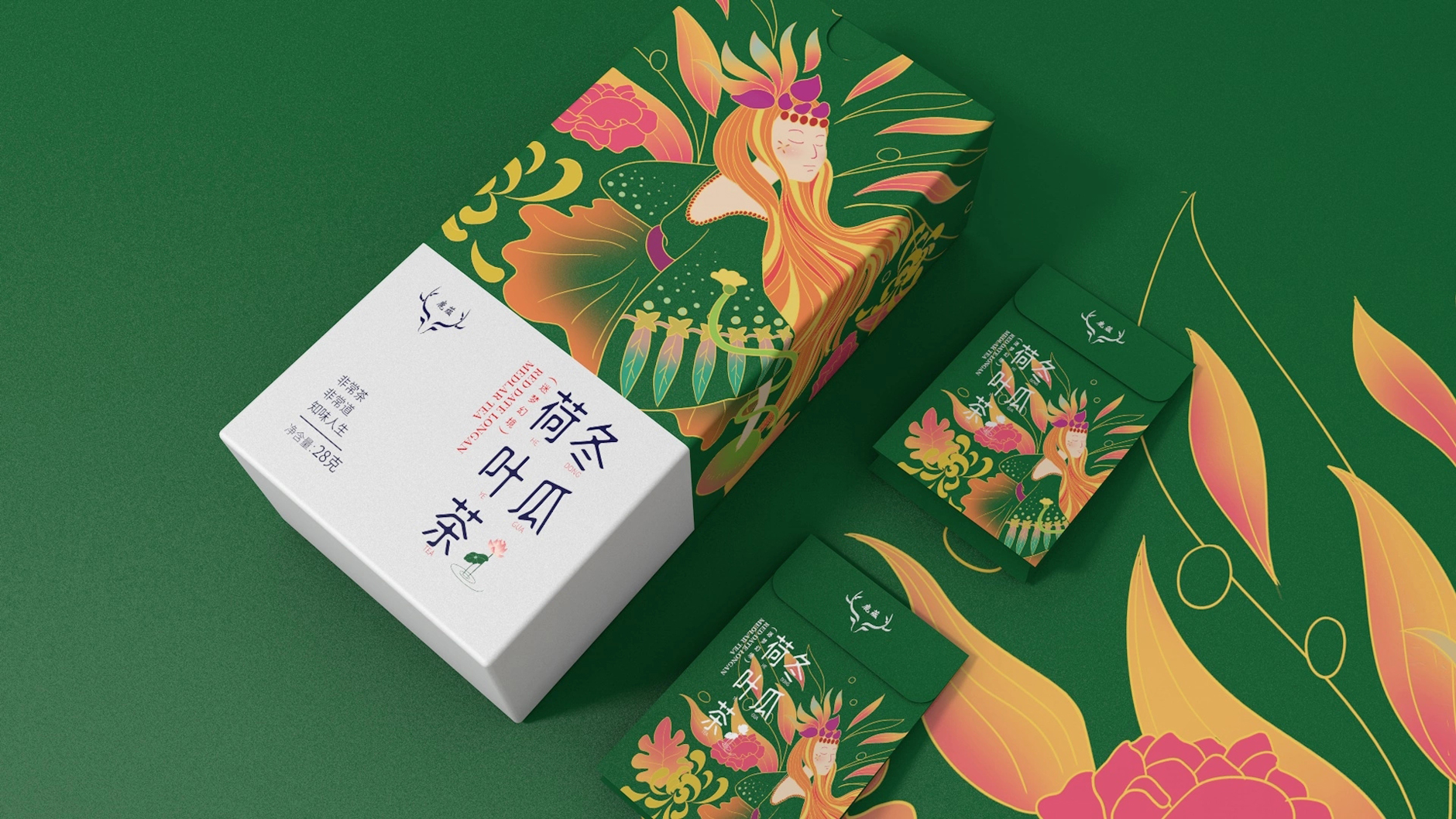 花茶包裝設計的圖案能使商（shāng）品更加形象化