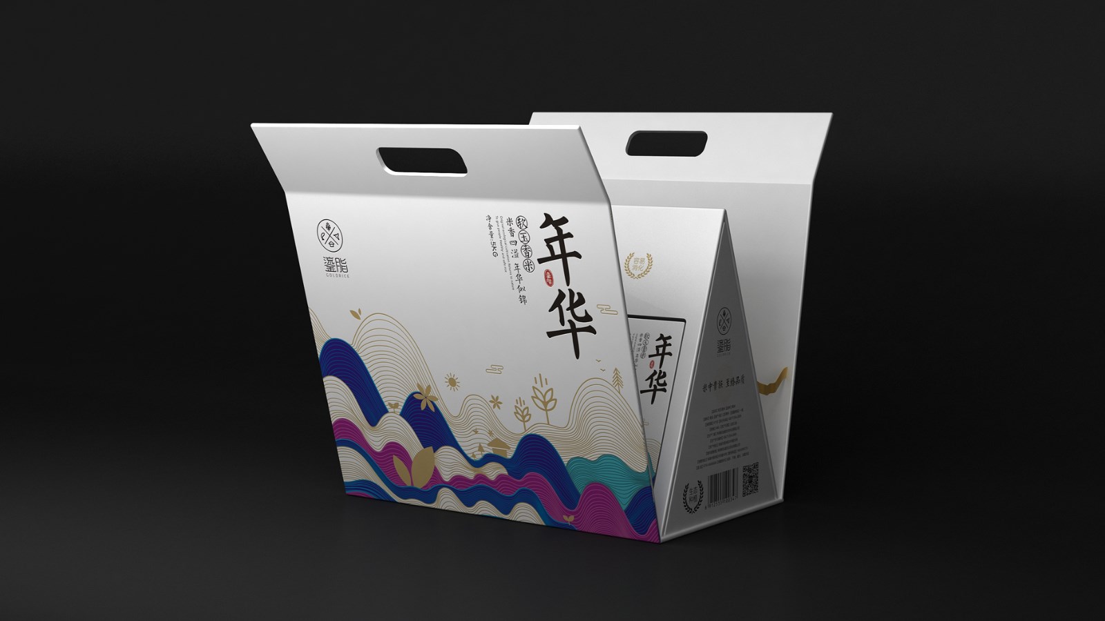 大米包裝設計的顏值同樣重要