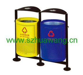 鋼板（bǎn）垃圾桶C045