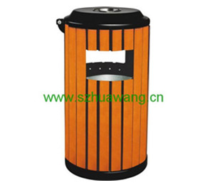 鋼木（mù）垃圾桶D002