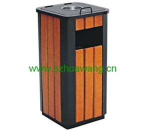鋼木垃圾（jī）桶（tǒng）D010