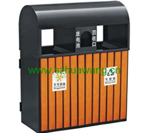 鋼木（mù）垃圾桶D046